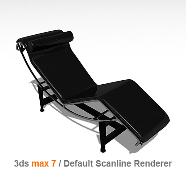 3d max design le corbusier - le corbusier lc4 by lajhar